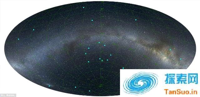 天文学家发现宇宙中50亿光年直径的神秘环状结构