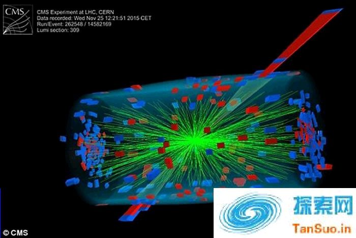 当宇宙大爆炸发生后，宇宙中的温度极高、密度极大，此时的宇宙就像沉浸在一种粒子汤中